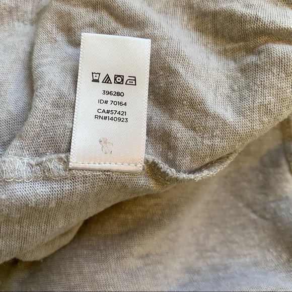 LOFT gray peplum dot lace top - Picture 4 of 6